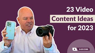 23 Real Estate Video Content Ideas for 2023 [upl. by Rosabel]