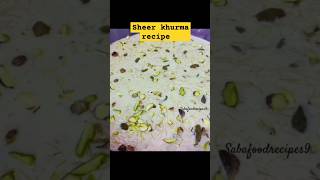 Sheer khurma youtubeshorts cooking sabafoodrecipes9 [upl. by Swayne]