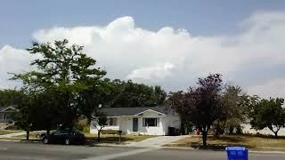 Boiling Thundercells Approach and Converge on Our Location Tremonton UT 071924 Timelapse Today [upl. by Initsed627]