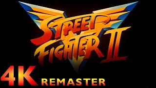 Street Fighter II V  𝙰𝙸 Remastered Opening  UHD 4K  Anime [upl. by Jeff]