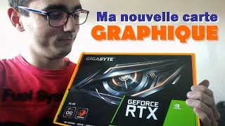 Ma nouvelle carte graphique  GIGABYTE RTX 2060 OC 6Go [upl. by Swithin38]