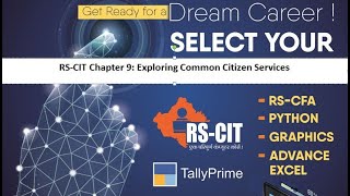 RSCIT Chapter 9 Exploring Common Citizen Centrist Services Computer Basic Course Part 9 [upl. by Gresham]