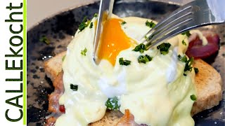 Eggs Benedict  So machts Du den Frühstück Klassiker richtig lecker [upl. by Eul122]