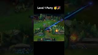 Level 1 Party YORICK 🎉🥳 leagueoflegends riotgames gaming league [upl. by Werdnaed675]