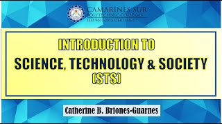 Topic 1 Introduction and History of STS [upl. by Atnoved320]