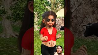 Choti Chudail ne aunty ko hawa mai udaya 🤣  Chudail Cartoon  🤢😂shorts funny cartoon comedy [upl. by Dymphia]