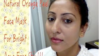 Orange peel face mask for bright amp acne free skin [upl. by Anasiul115]