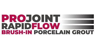 How to grout porcelain paving flags  ProJoint™ RapidFlow  Application Instructions [upl. by Nylatsyrk]