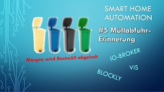 Smarthome 5 MüllabfuhrTermine Erinnerung [upl. by Annaehs743]