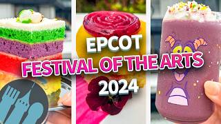 We Ate EVERYTHING at EPCOTs Festival of the Arts [upl. by Schafer307]