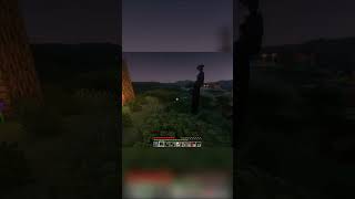 Bro closed the game 💀💀 minecraft jumpscare minecrafthorror [upl. by Boyer975]