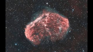 Crescent Nebula NGC 6888 Captured in HOO [upl. by Cliffes]