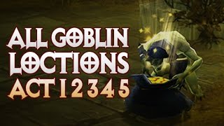 Diablo 3 PETS  MENAGERIST  RAINBOW GOBLIN WHIMSYDALE  ALL LOCATIONS [upl. by Ridgley]