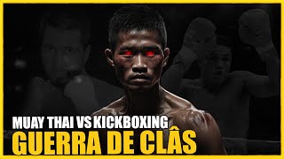 Impacto Brutal Muay Thai vs Kickboxing  A Luta que Revolucionou [upl. by Seiber]