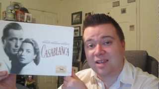 Casablanca 70th Anniversary Limited Collectors Edition BluRay Gift Set Unboxing Review [upl. by Aicertal838]