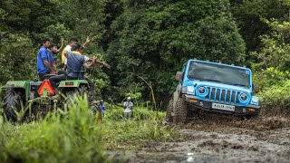 Extreme offroading in THAR amp Gypsy  Coorg [upl. by Eolanda638]