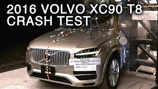 2016 Volvo XC90 T8 Side Pole Crash Test [upl. by Azne852]