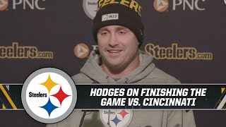 Devlin Hodges on playing vs Bengals quotI just try and stay prepared for when my name is calledquot [upl. by Nywled524]