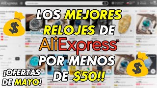 Los 5 MEJORES Relojes Que Puedes Comprar en AliExpress [upl. by Hairehcaz]