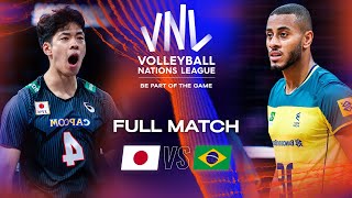 🇯🇵 JPN vs 🇧🇷 BRA  Full Match  Mens VNL 2023 [upl. by Middle]