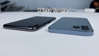 I Turn iPhone X into iPhone 13 Pro  DIY Housing iPhone X up to 13 Pro [upl. by Yllom]