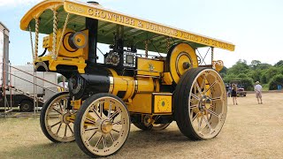 Steam Traction Engines at BLOXHAM 2023 [upl. by Tinya]