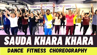 SAUDA KHARA KHARA Bollywood Dance Workout  Sauda Khara Khara Group Dance  FITNESS DANCE With RAHUL [upl. by Bhayani]