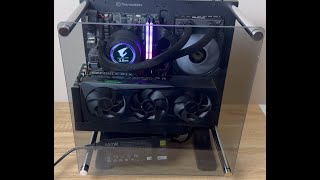 Thermaltake Core P1 PC Build 2024 Ryzen 5600X RTX 3060TI  Ryzen Gaming PC Build [upl. by Felder]