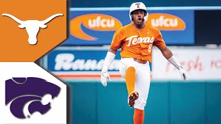 Kansas State vs 21 Texas Baseball Highlights  GAME 3  College Baseball Highlights 2023 [upl. by Nosnek]