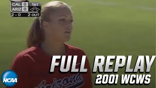 Arizona vs Cal 2001 Womens College World Series  FULL REPLAY [upl. by Fransen]