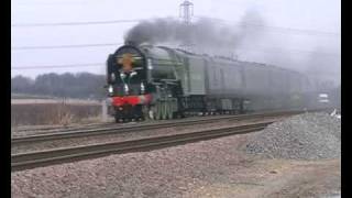 A1 60163 TORNADO ON THE ROYAL TRAIN [upl. by Sualokcin]