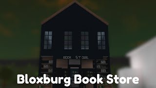 BUILDING A BOOK STORE in bloxburg [upl. by Elleivap]