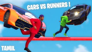 Runners🏃‍♂️Vs Cars🚗 Part4  Gta 5 Adversary Mode  Black Fox [upl. by Llenwad]