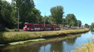 HTM GTL8 3119 Billy Elliot reclametram amp HTM GTL8 3137 Koninginnegracht te Den Haag [upl. by Ehcnalb845]