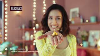 Celebrate Festive Season with ShraddhaKapoor and HERSHEYS KISSES [upl. by Klenk609]