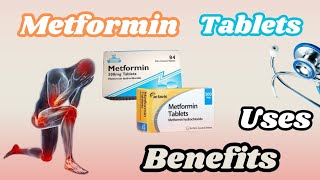 Metformin Hydrochloride 500 mg  Metformin tablet 500 mg  Metformin tablet benefits amp Side effects [upl. by Rabkin]