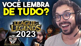 MYLON REAGE À RETROSPECTIVA 2023 DO LEAGUE OF LEGENDS [upl. by Icrad96]