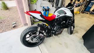 2024 Ducati Monster Plus with few mods [upl. by Enhpad167]