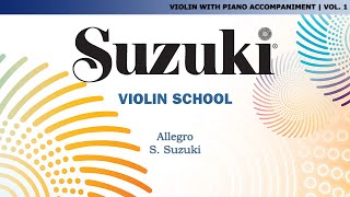 Suzuki Violin 1  Allegro  S Suzuki Score Video [upl. by Wells]