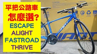 捷安特平把公路車 ESCAPE  ALIGHT  FASTROAD  THRIVE MY22全系列介紹 [upl. by Bainter844]