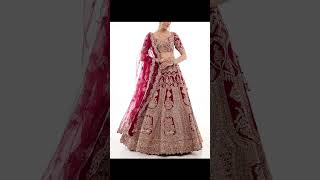 Most Beautiful Heavy Embroidered Bridal Lehenga Designs 202425 shorts rekhafashionupdates [upl. by Tomasina]