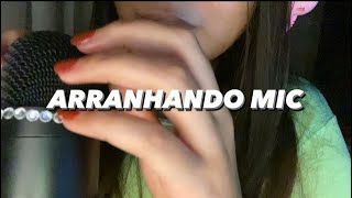 VOLTEI ASMR ARRANHANDO MICROFONE 🎤 [upl. by Onihc]