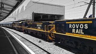 Rovos Rail with class 38s at Pretoria Station [upl. by Annert813]