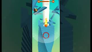 level 245 happy stack ball game 🎯sportsgame ballgame shorts gameplay system games gaming [upl. by Anelet500]