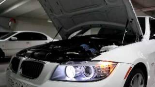 BMW 335i twin turbo USspec new Injen intake [upl. by Yesoj367]