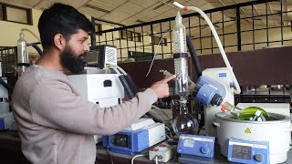 using rotatory evaporator [upl. by Hezekiah]