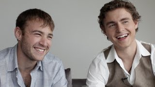 Emory Cohen amp Callan McAuliffe interview Beneath the Harvest Sky [upl. by Cinemod]