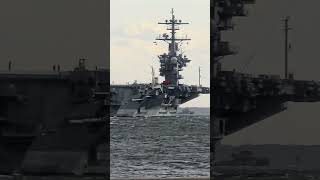 USS Dwight D Eisenhower CVN 69 Prop2 Westinghouse A4W nuclear reactors Lgth 1092 Hght 244 [upl. by Annatnas]