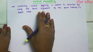 Method overriding in java  21  JAVA COURSE in telugu [upl. by Bethena361]