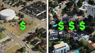 Realistic Land Value  Cities Skylines Oceania 13 [upl. by Mehs308]